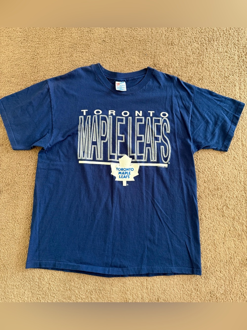 Vintage 1993 Toronto Maple Leafs Shirt Single Stitch